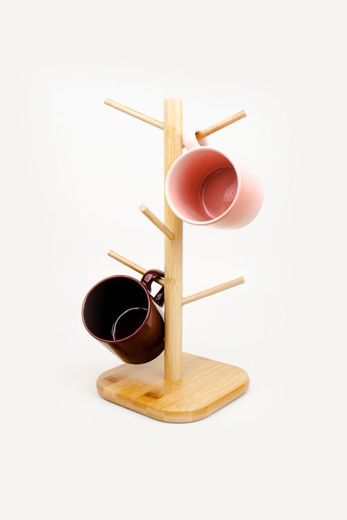 Suporte para Xícara em Bambu