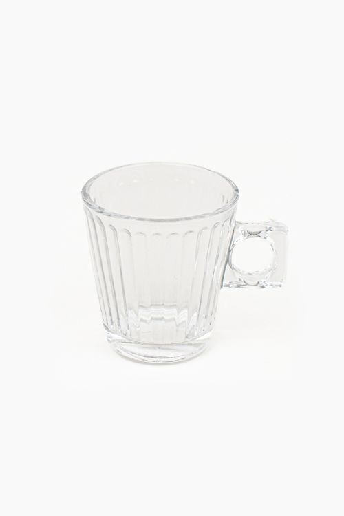 Conjunto de Xicara Lines Coffe Time 6 Peças 80ml