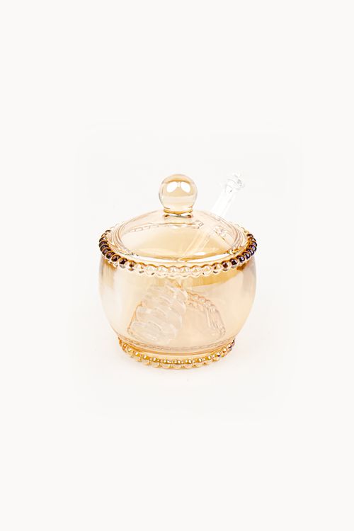 Meleira  em Cristal com Colher Pearl