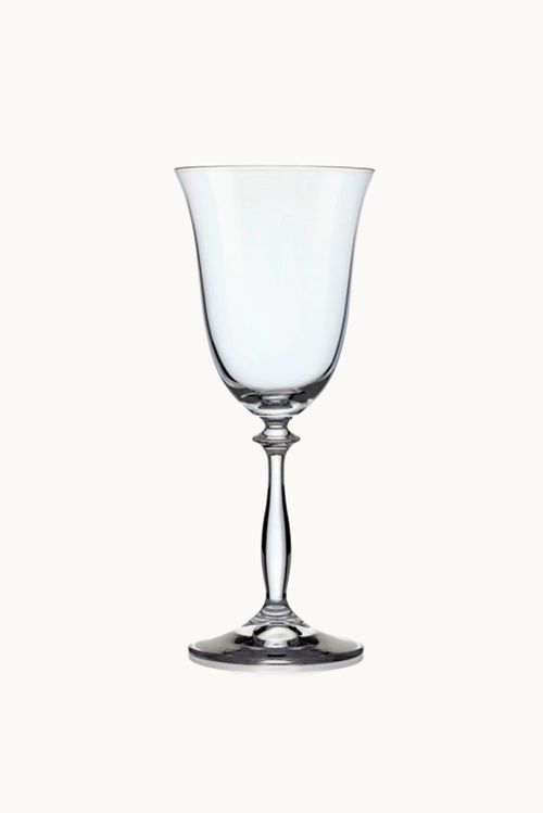Jogo de Taça de Água Angela em Cristal  6 Peças