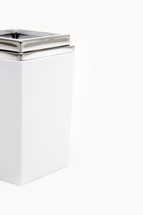 Porta escova Quadratta Branco