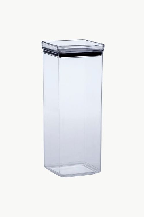 Pote Hermético Quadrado Lumini em Acrílico 2,2l