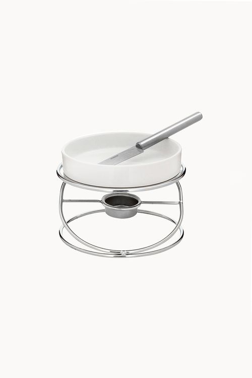 Rechaud para Queijo Brie em  Metal