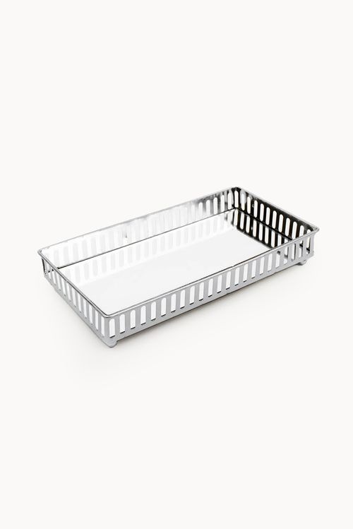 Bandeja  em Metal com Espelho