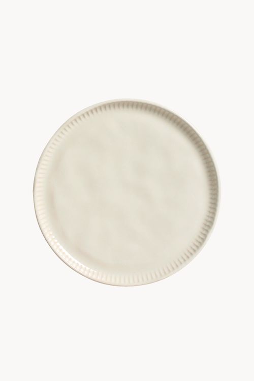 Prato Sobremesa Linhas Clay em Stoneware