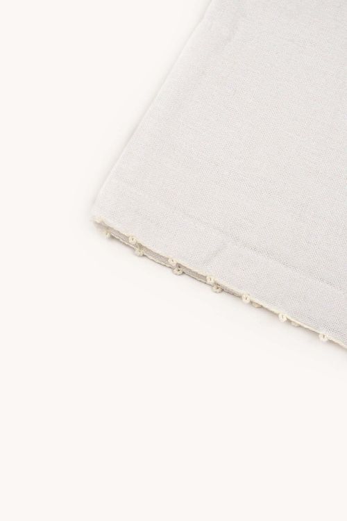 Jogo Americano em Algodão 2 Peças Creme