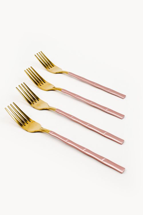 Conjunto de Garfos em Aço Inox 4 Peças