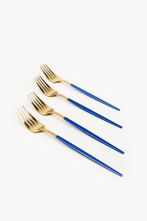 Conjunto de Garfo Slim em  Metal 4 Peças