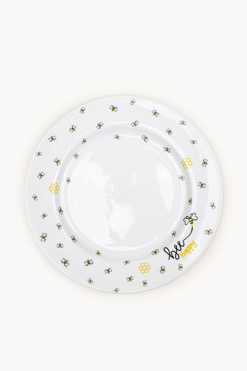 Prato de Sobremesa Honey em Porcelana