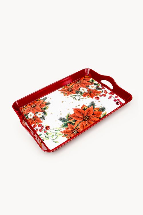 Bandeja quadrada natalina