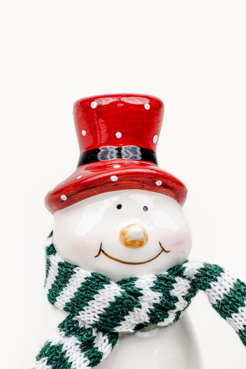 Enfeite natalino em cerâmica