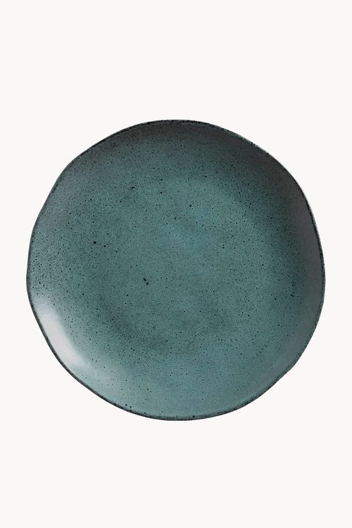 Prato Raso Orgânico Petroleum em Stoneware