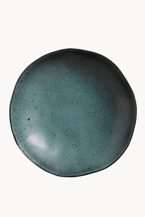Prato Fundo Orgânico Petroleum em Stoneware