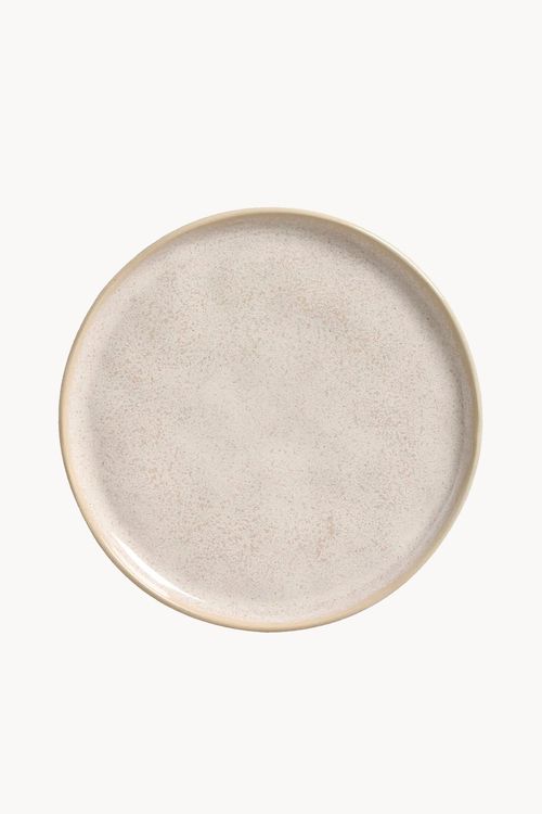 Prato Sobremesa Bio Latte em Stoneware