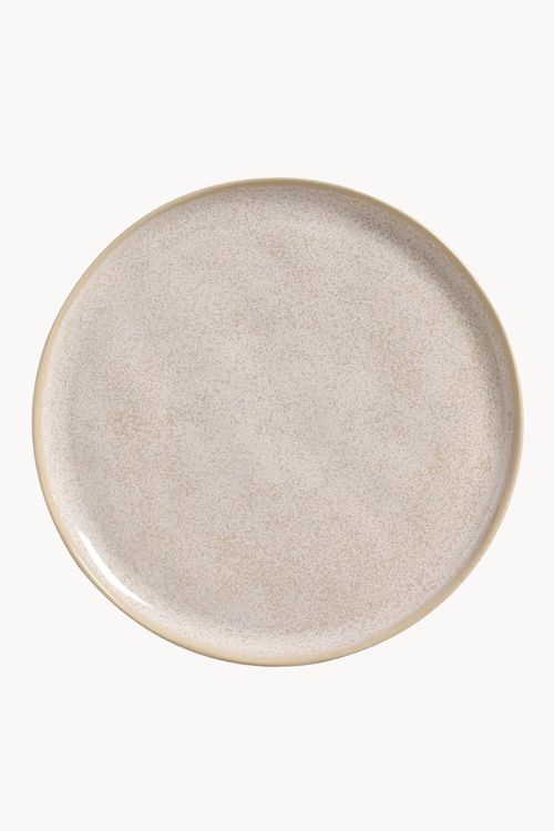 Prato Raso Bio Latte em Stoneware