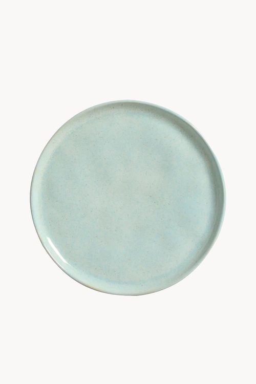 Prato Sobremesa Bio Rustic Mint em Cerâmica