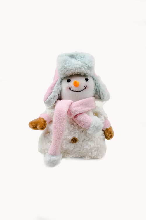 Boneco de neve decorativo natalino