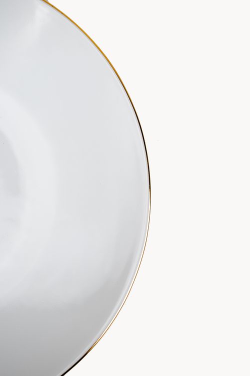 Prato Sobremesa Anna em  Porcelana