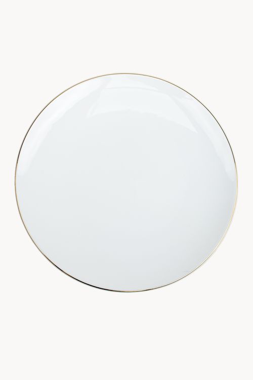 Prato Raso Anna em Porcelana