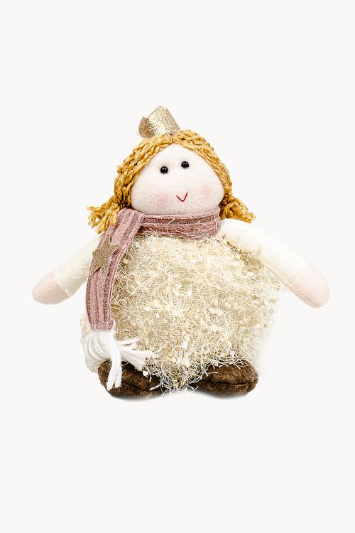 Enfeite natalino pelúcia em tecido