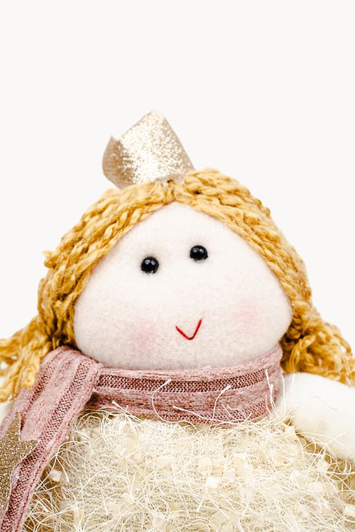 Enfeite natalino pelúcia em tecido