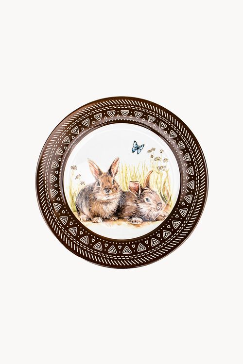 Prato Sobremesa em Porcelana