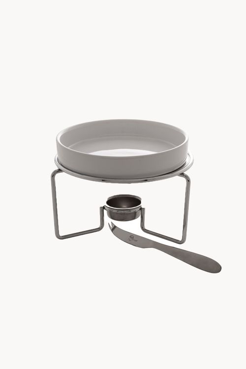 Rechaud para Queijo em Aço Inox