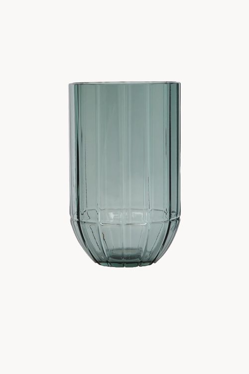 Conjunto de Copos de Verde Fume em Vidro 6 Peças 400ml