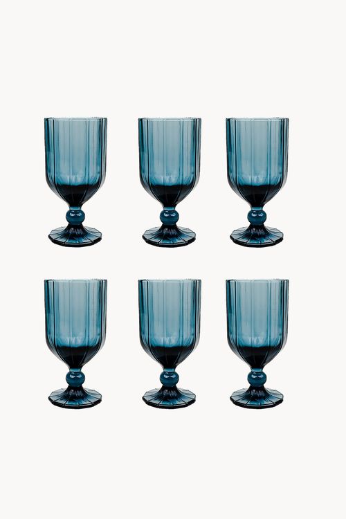 Conjunto de Taças em Vidro 6 Peças 350ml