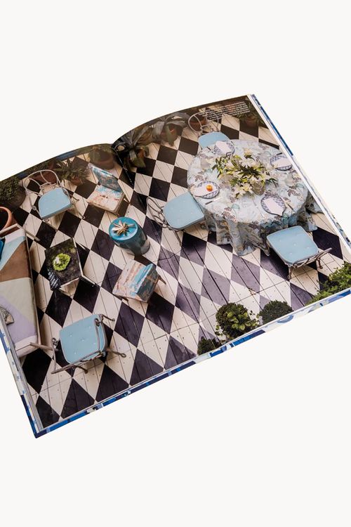 Livro Decorativo Blue and White