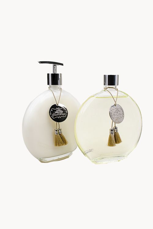 Conjunto de  Porta Sabonete e Aromatizante Romã Rouge