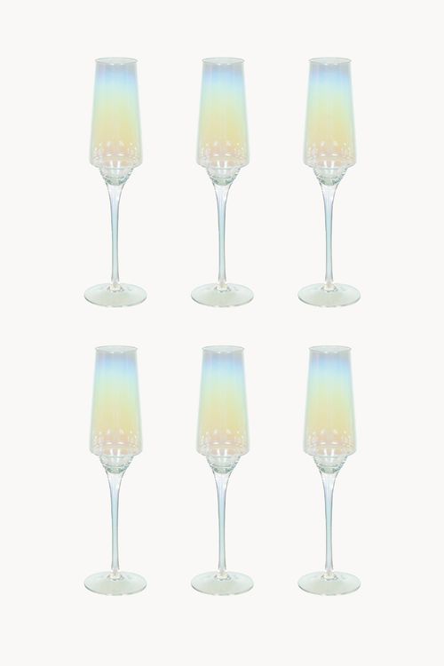 Conjunto de Taças Champagne em Vidro 6 Peças 270ml