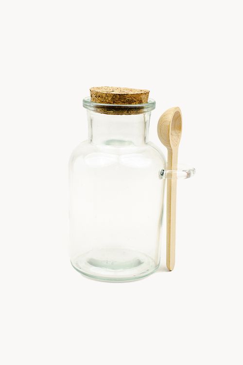 Conjunto de Porta Condimentos com Tampa e Colher 2 Peças 100ml