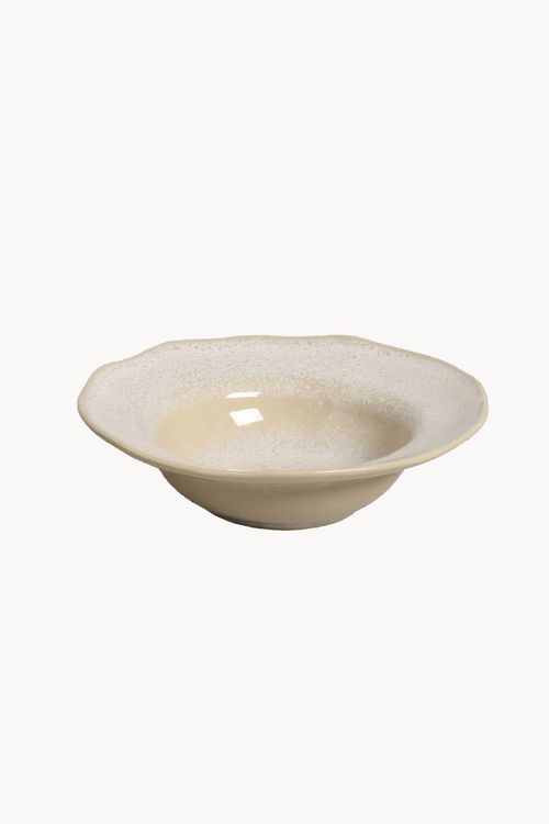 Prato Entrada Orgânico Latte em Stoneware