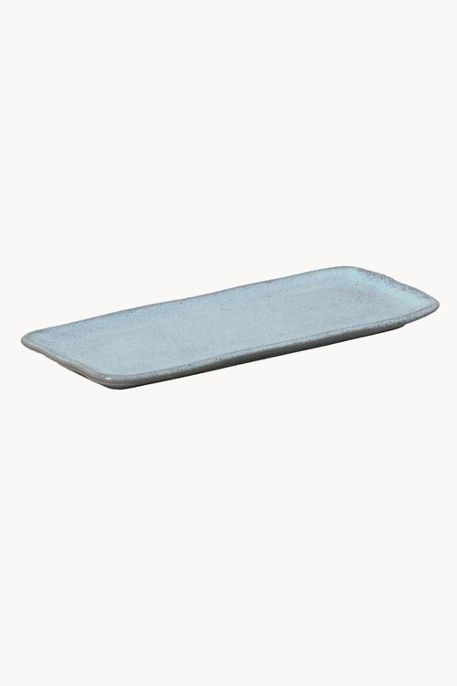 Travessa Retangular Orgânico Breeze em Stoneware