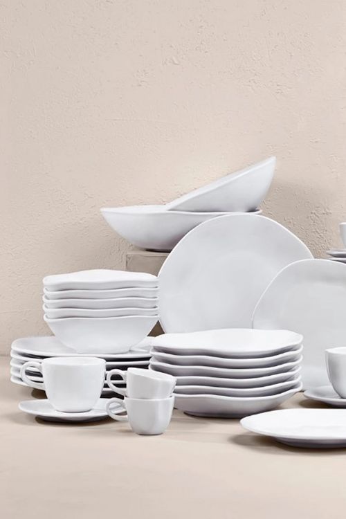 Saladeira Ryo White em Porcelana