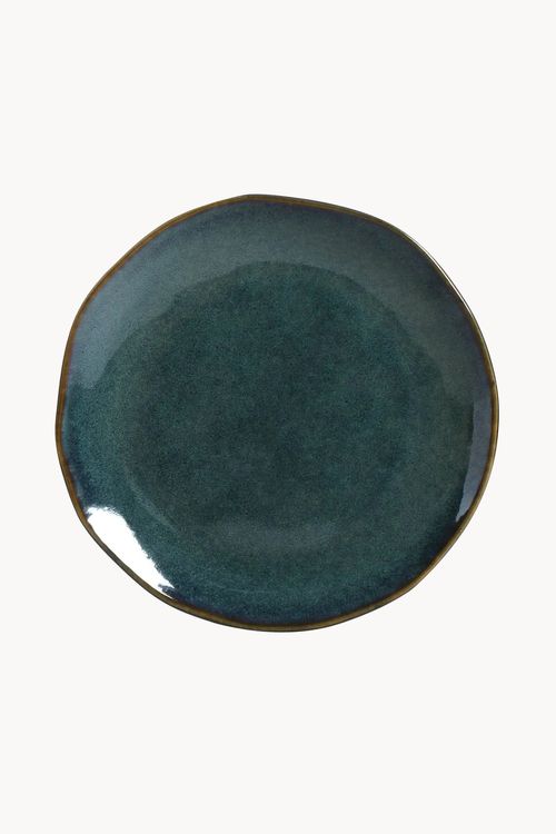 Prato de Sobremesa Orgânico Oceano em Stoneware