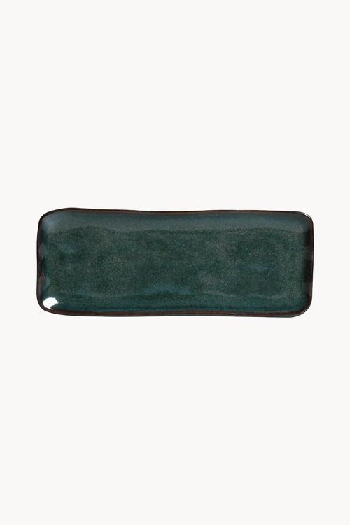 Travessa Retangular Orgânico Oceano em Stoneware