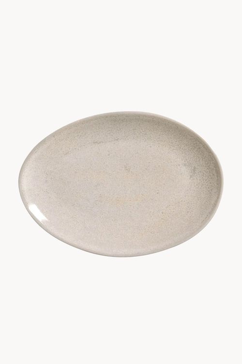 Prato de Sobremesa Orgânico Latte em Stoneware