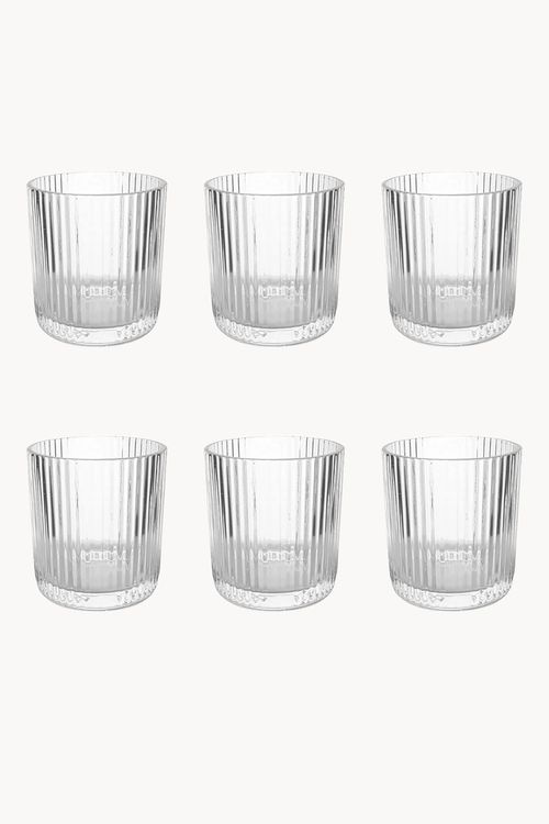 Conjunto de Copos Baixo em Vidro 6 Peças 256ml