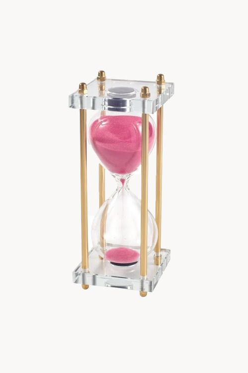 Ampulheta Decorativa em Vidro 15 Minutos