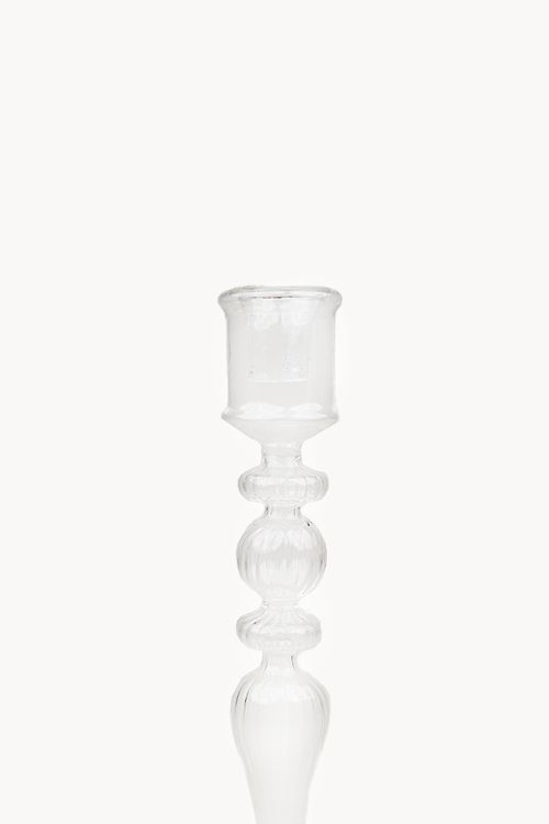 Castiçal Decorativo em Vidro