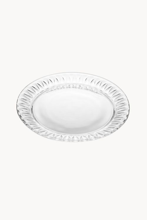 Conjunto de Pratos de Sobremesa em Cristal 2 Peças