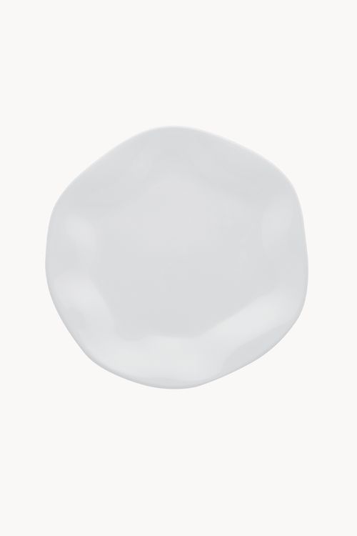 Prato Fundo White em Porcelana