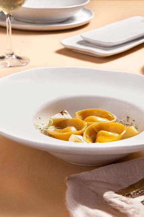 Prato Massa Orgânico New White em Stoneware