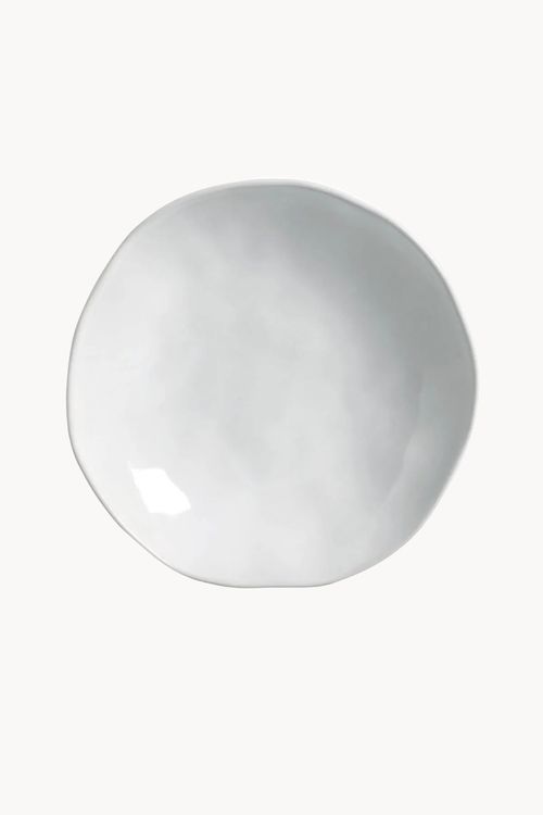 Prato Fundo Orgânico New White em Stoneware