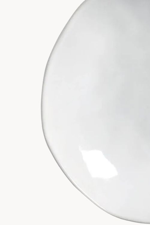 Prato Fundo Orgânico New White em Stoneware