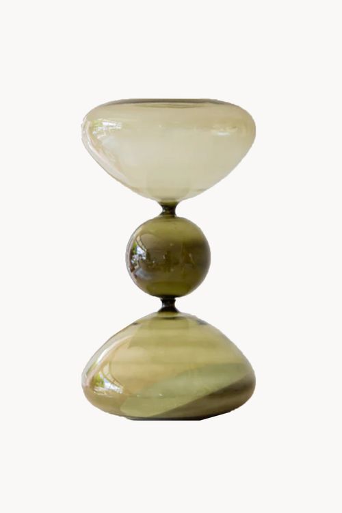 Ampulheta Decorativa em Vidro