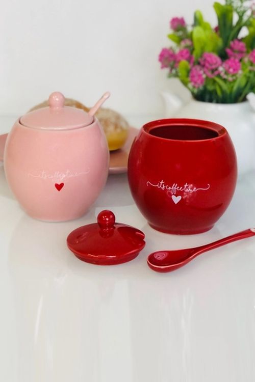 Açucareiro Lamour em Porcelana 350ml
