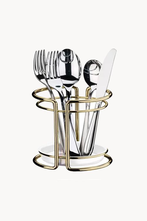 Suporte para Utensílios em Metal com Base